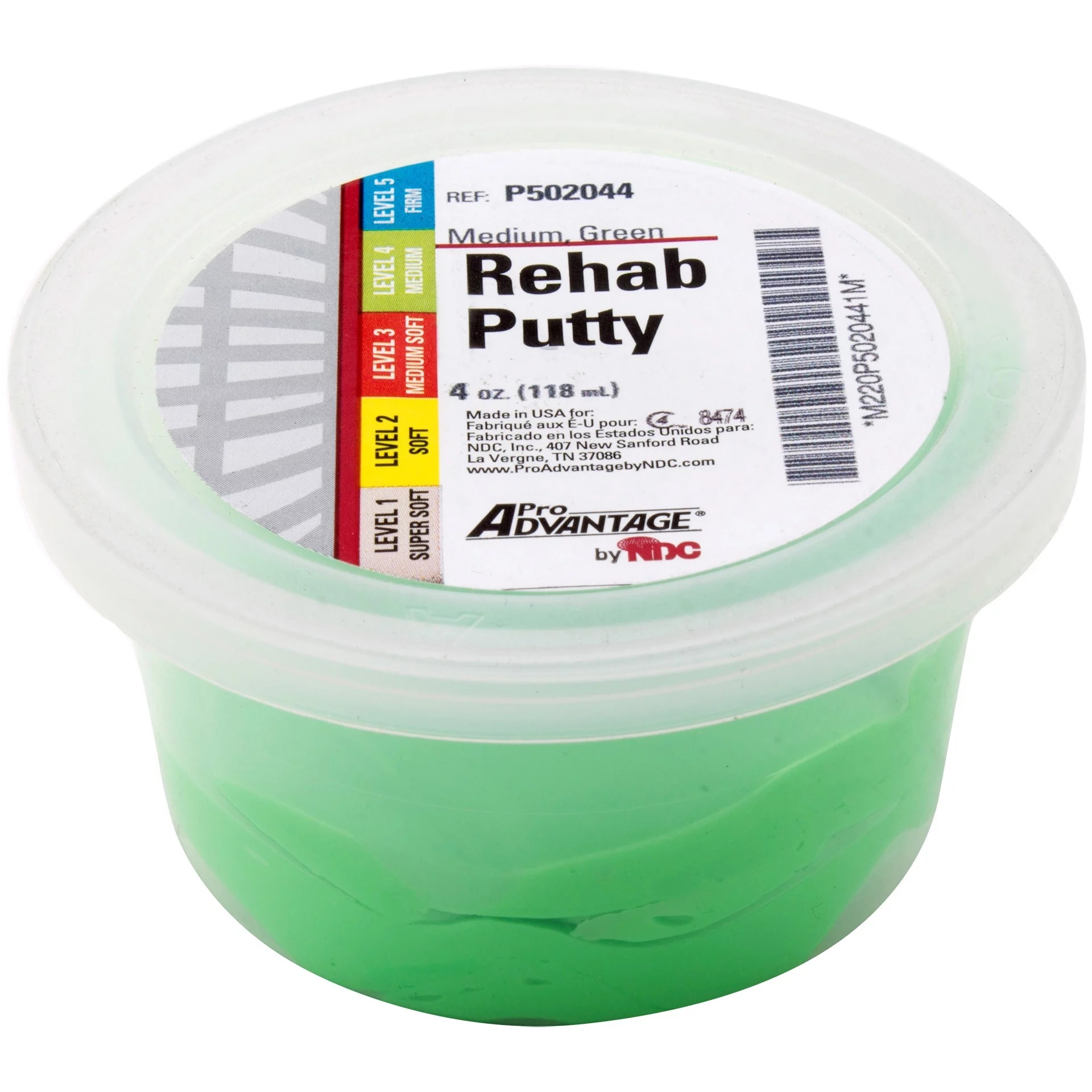 Putty Therapy Rehab Green 4 oz Medium ProAdvanta .. .  .  